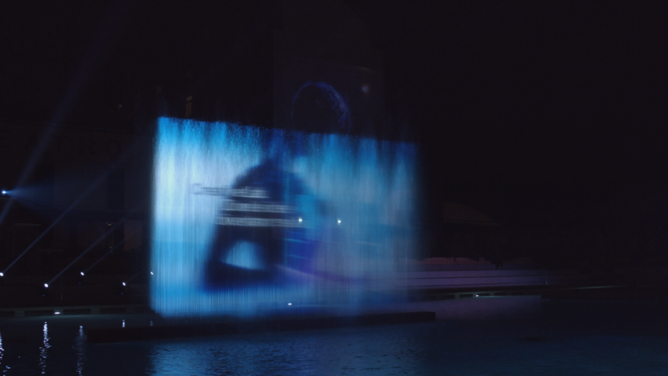 Air Wick sceglie lo Spettacolo di Proiezioni su Schermi ad Acqua per la presentazione delle sue nuove fragranze