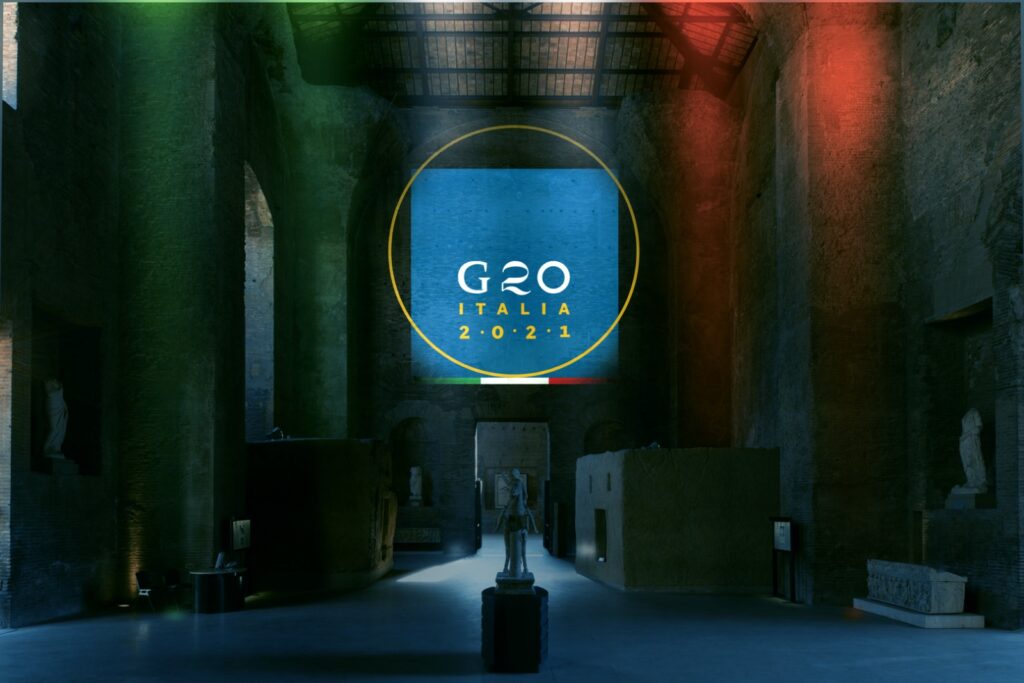 Proiezioni architetturali d’effetto per la visita dei Capi di Stato al G20