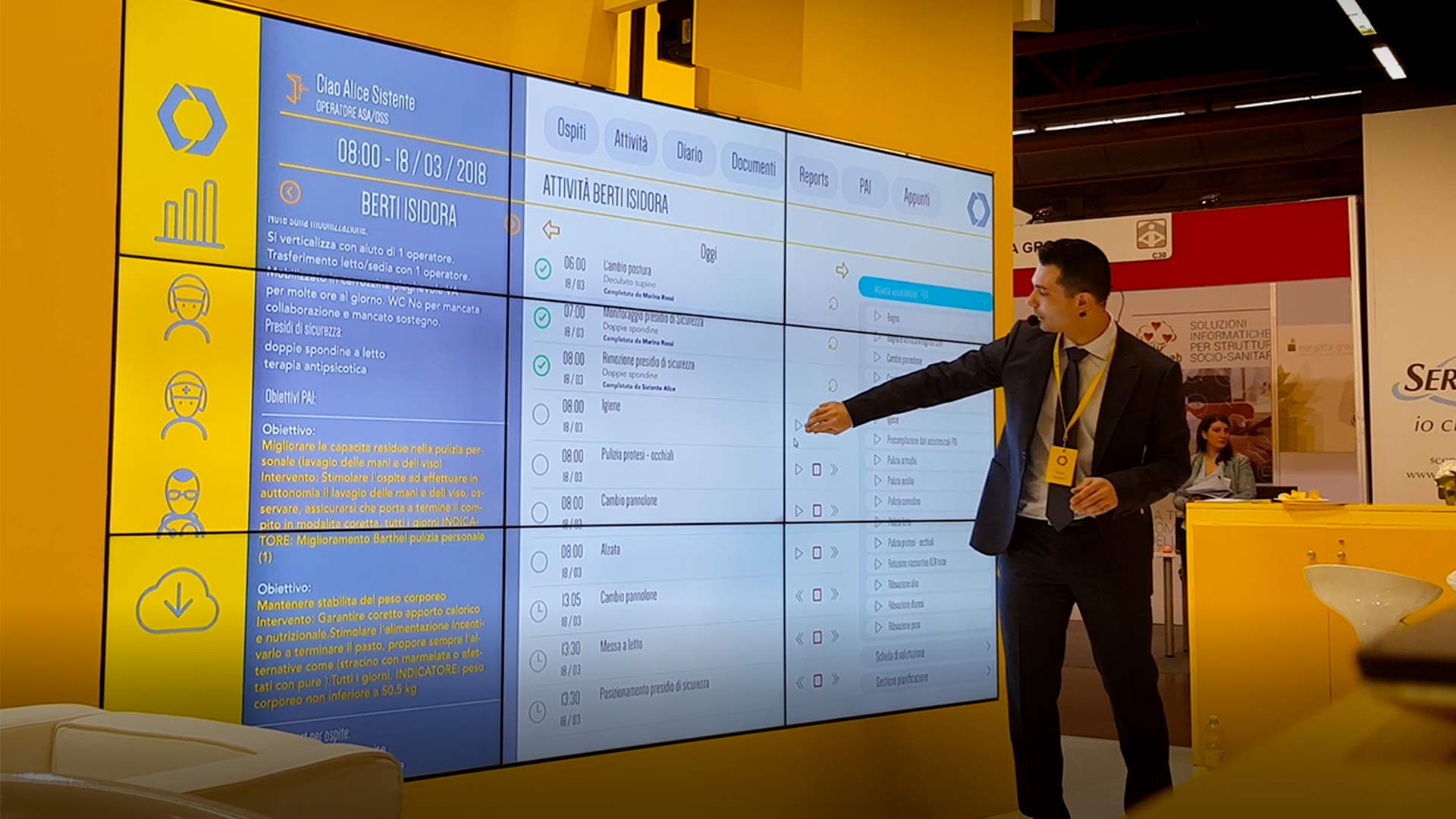 Approfondisci con prodotti come:  Pareti interattive: ledwall, videowall e digital signage