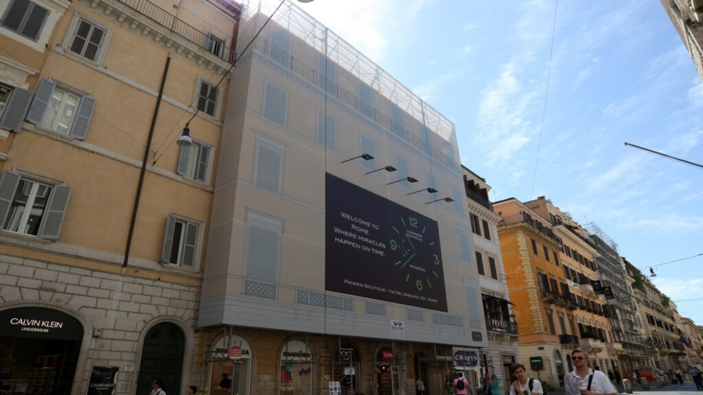 affissione-roma-panerai-emmegi-led-wall-outdoor